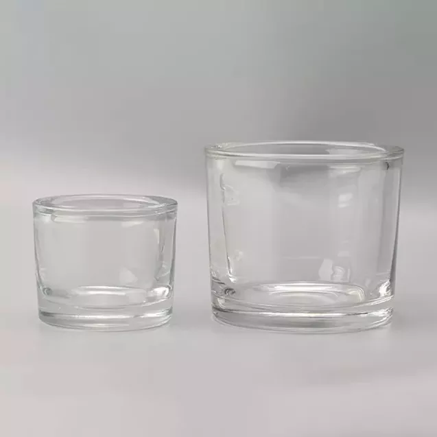 Мөлдір шыны шам ұстағыш